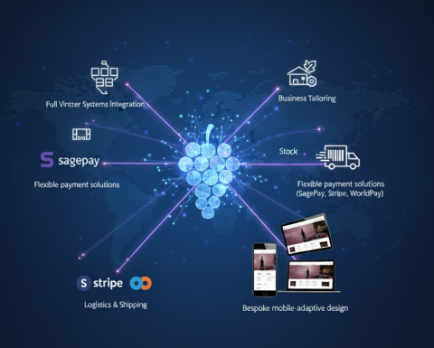Grapes with features coming off it vinter integration sage pay 